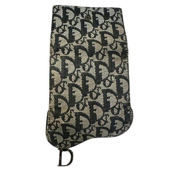 129. Christian Dior Blue Saddle Wallet - Picture 6 of 6